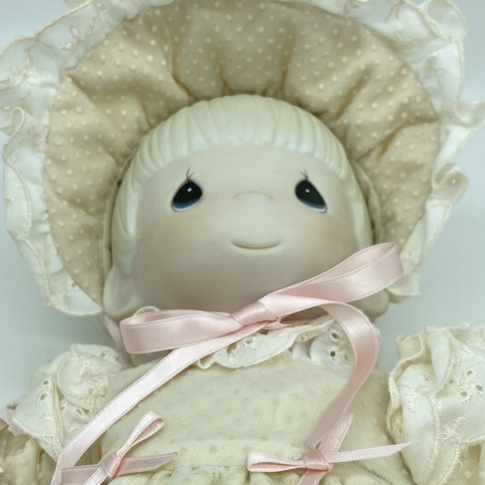 Precious Moments 1984 Kristy Porcelain Baby Doll Enesco 13" With Box E-2851 VTG - Picture 9 of 16
